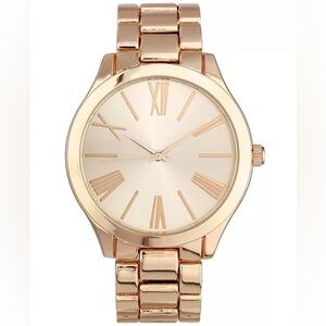NIB Women's Gold-Tone Bracelet Watch
